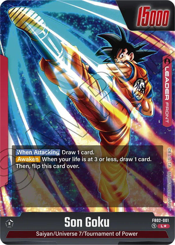 Son Goku - FB02-001 (Alternate Art)