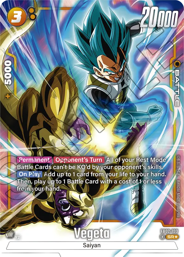 Vegeta - FB02-133 (Alternate Art)
