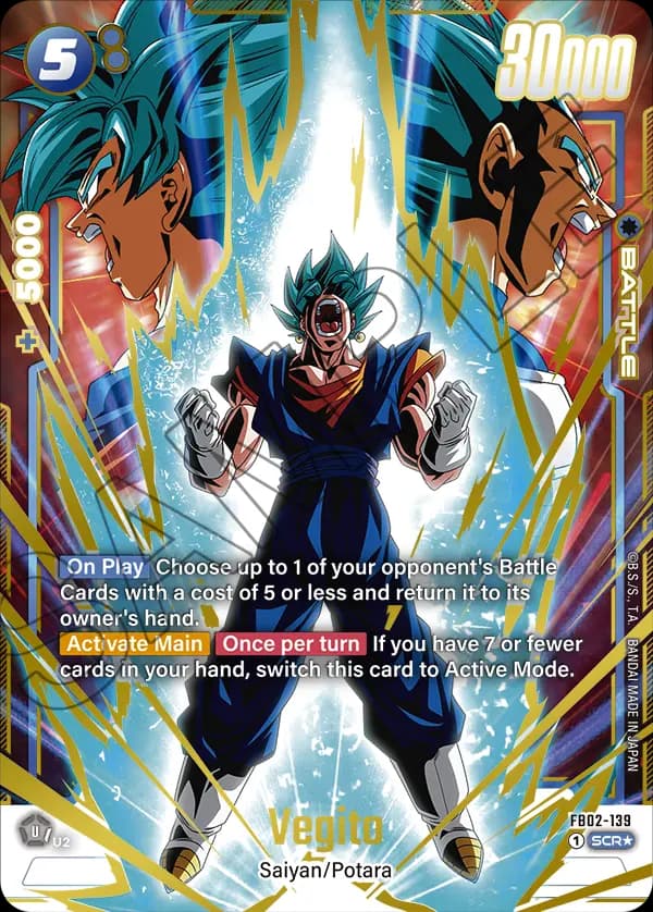 Vegito - FB02-139 (Alternate Art)