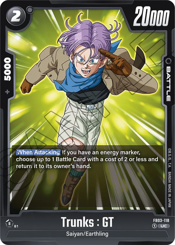 Trunks : GT - FB03-118